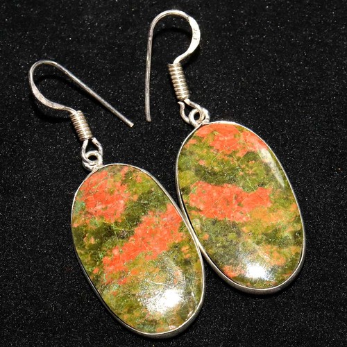 Orecchini unakite argento 925 - orecchini,