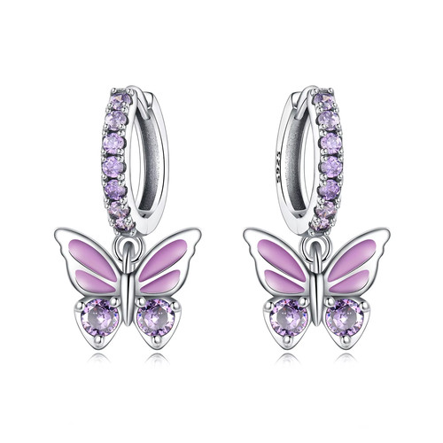 Orecchini cerchio argento - a,