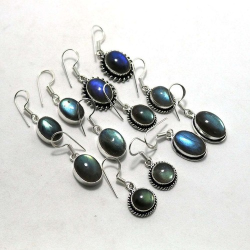 Orecchini labradorite argento - labradorite,