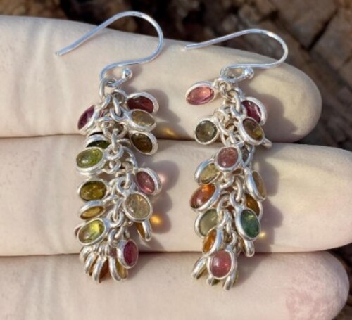 Orecchino tormalina originale - orecchino,