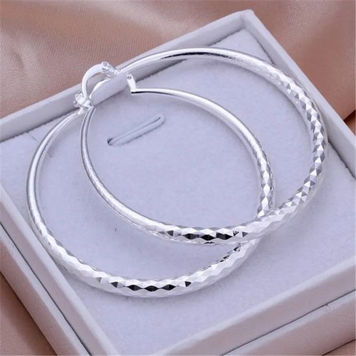 Orecchini cerchio argento - orecchini,