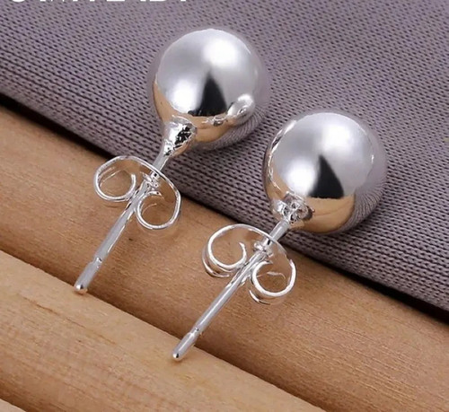 Orecchini perno sfera mm - perno,