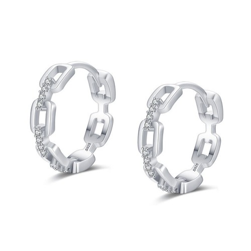 Orecchini huggie cerchio tondo - orecchini,