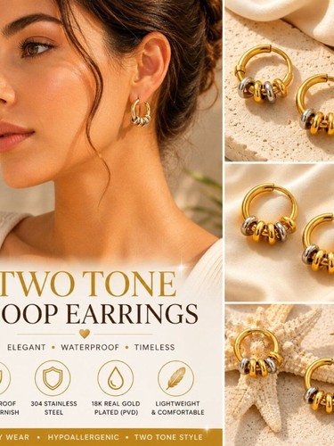 Orecchini cerchio oro 18k - a,
