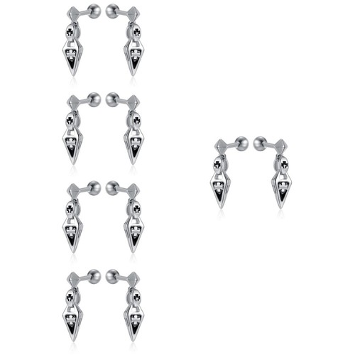 Paia orecchini conici donna - 5,