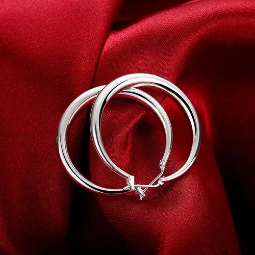 Orecchini cerchio argento - orecchini,